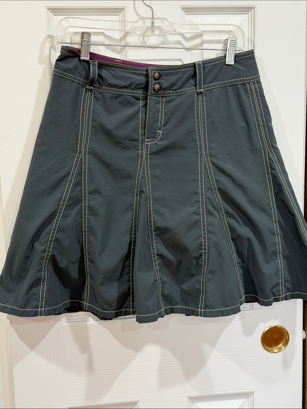 Athleta charcoal gray Whatever skort size 4